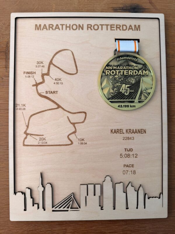 Medaillehouder marathon Rotterdam