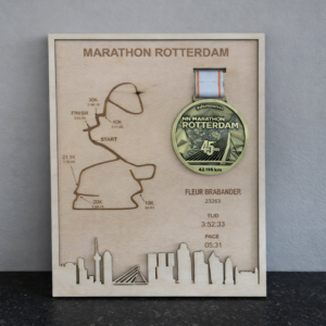 Medaillehouder marathon Rotterdam - Afbeelding 2
