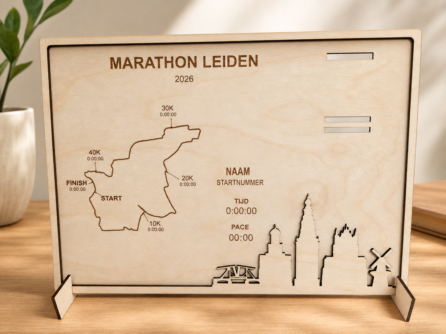 Medaillehouder marathon Leiden - Afbeelding 1