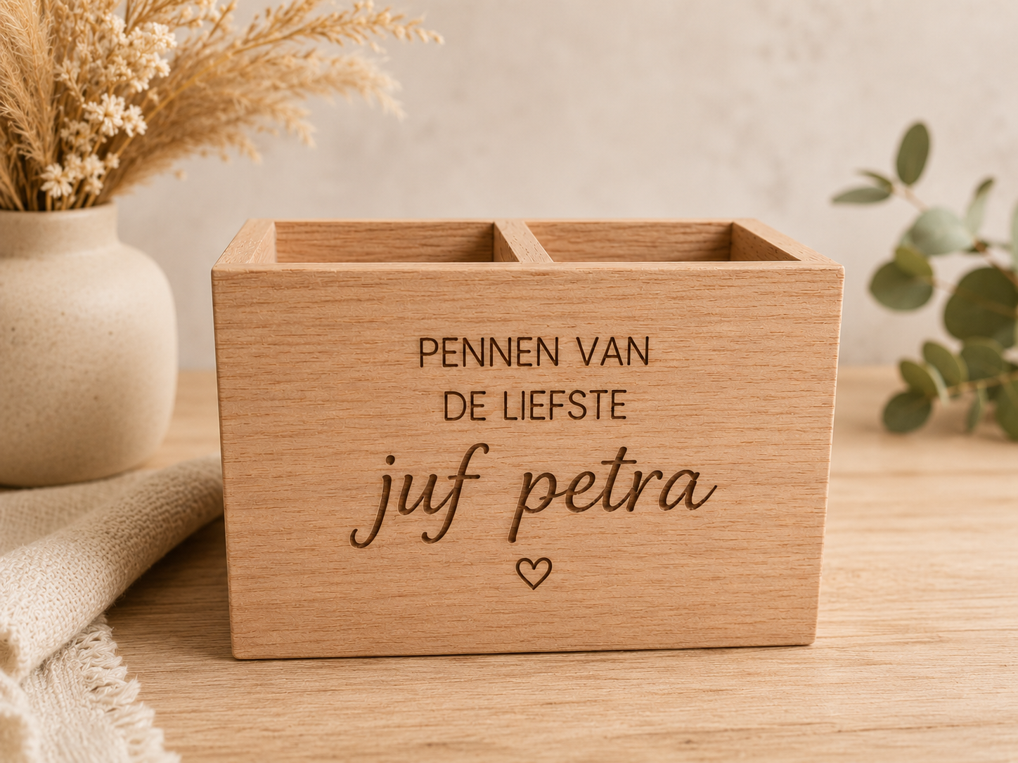 Pennenbakje juf/meester - Afbeelding 1